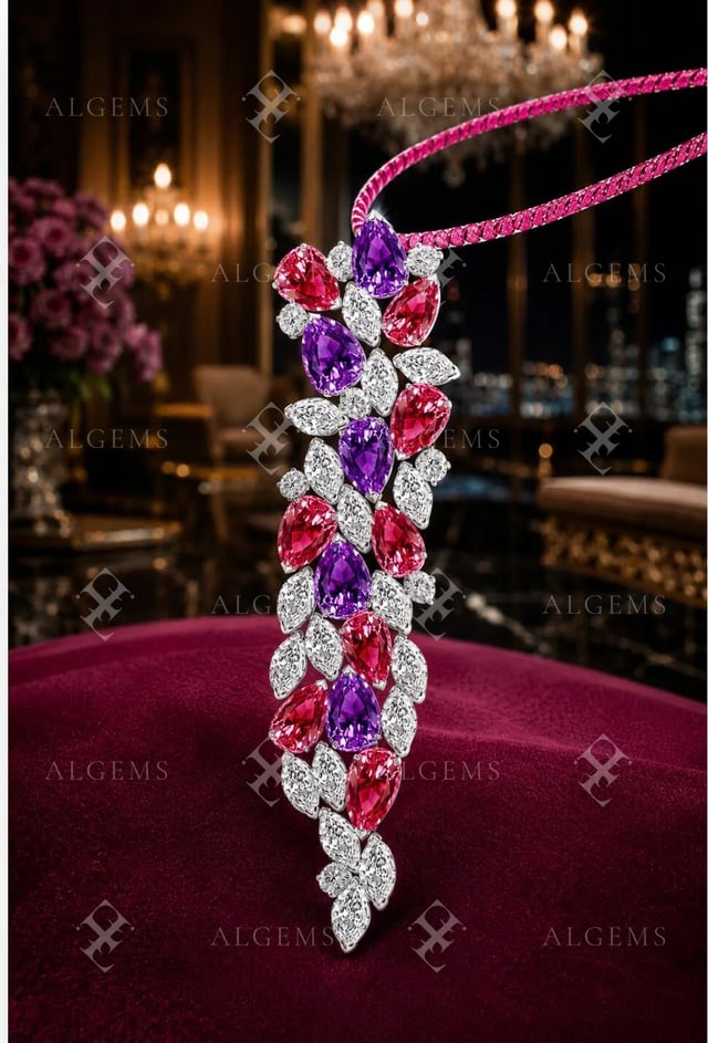 The Orchid Cascade Pendant